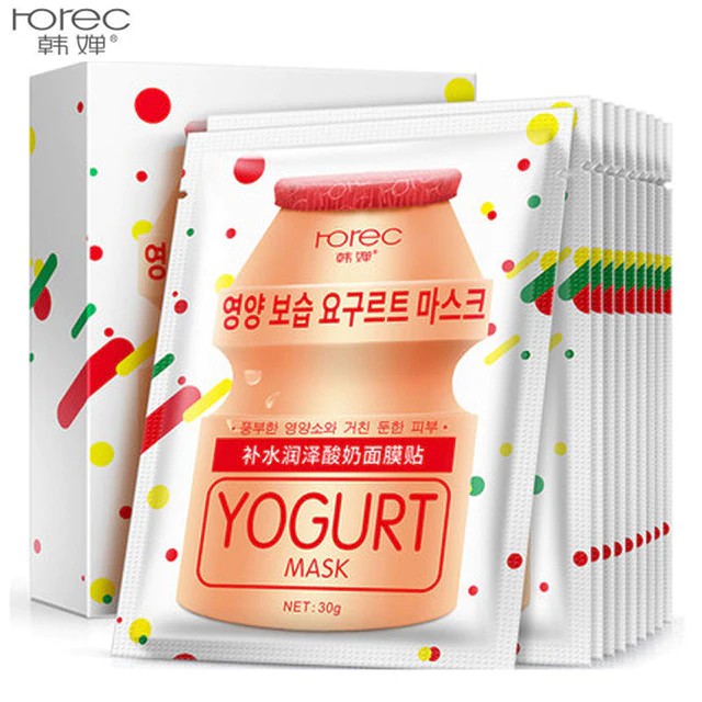 Masker Rorec Hchana Yogurt Yakult Rorec Hchana Yakult Sheet Mask Original Indonesia