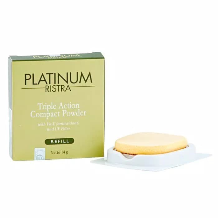 REFILL Bedak Ristra Platinum Triple Action Compact Powder