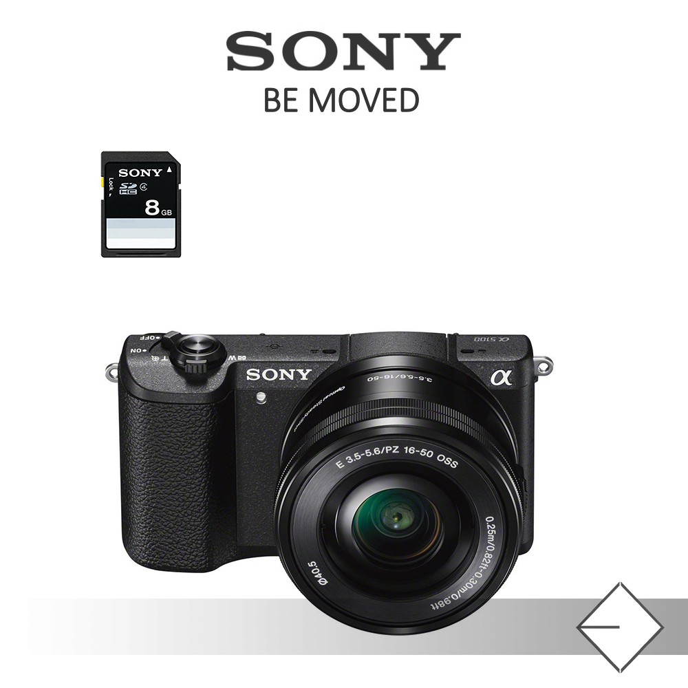 Sony Alpha A5100 Kit 16-50mm Hitam / Sony Alpha 5100 - Sony a5100 kit