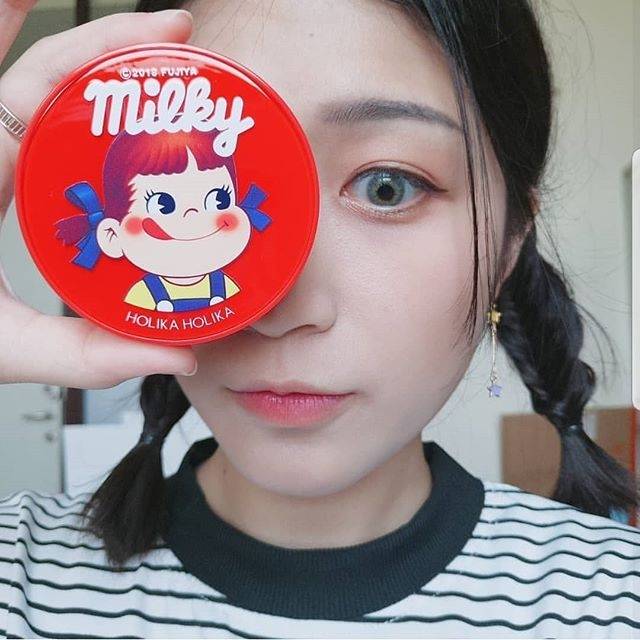 Holika holika x peko milky cushion