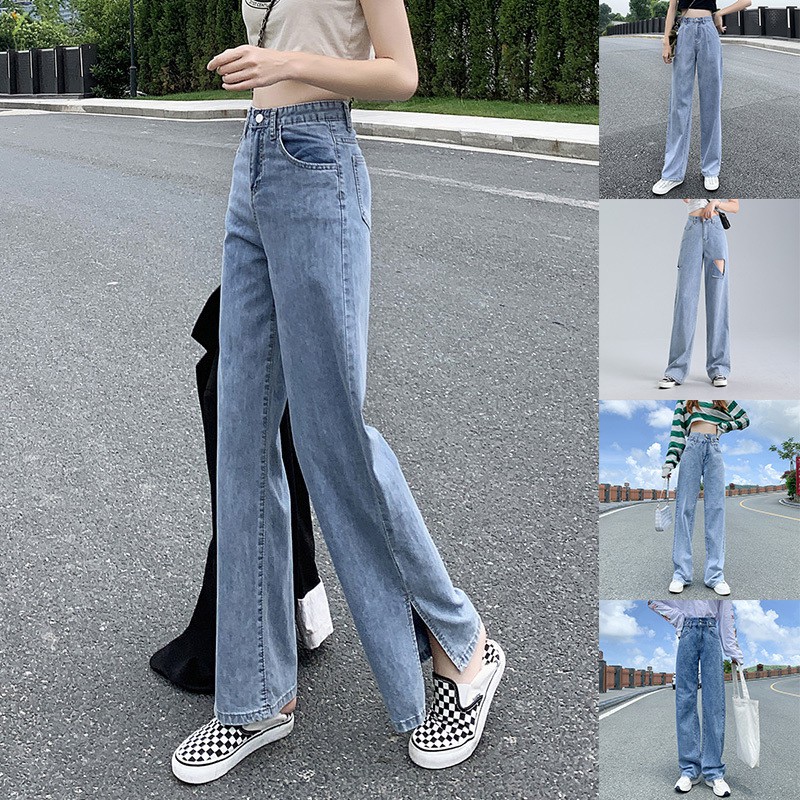wide leg jeans extra long