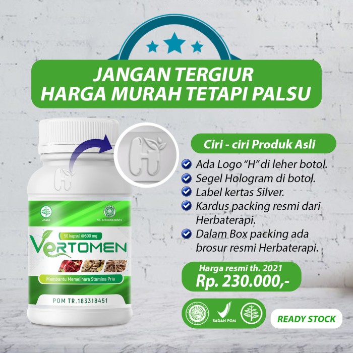 

Ready VERTOMEN obat penyubur pria