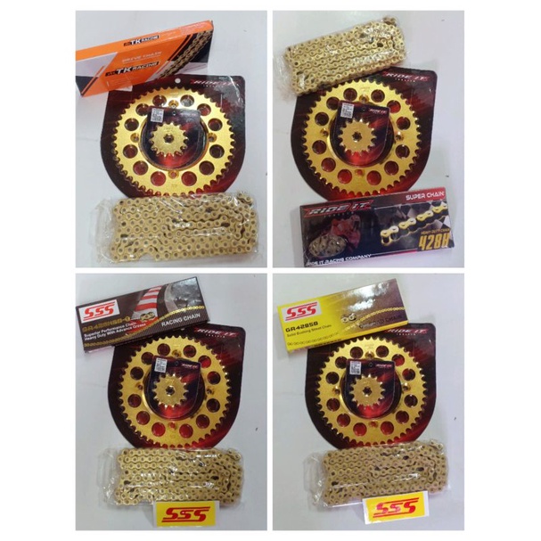 gear set/gir set/gear 1set ride it gold series KLX 150 Dtracker KLX 150 BF KLX 150 S KLX 150 Supermo