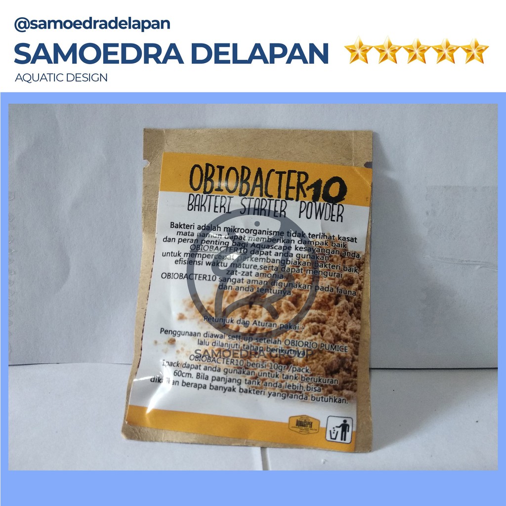 BAKTERI STARTER AQUASCAPE OBIO BAKTERI BUBUK AQUASCAPE
