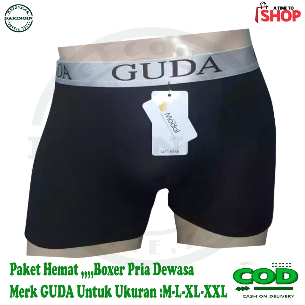 PROMO ISI 6 PCS Boxer Cowok Distro-Boxer Pria Terbaru-Celana Dalam Pria Dewasa Size Jumbo