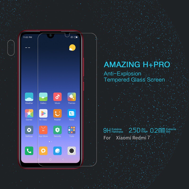 XIAOMI REDMI 7 PREMIUM QUALITY TEMPERED GLASS RAKKI