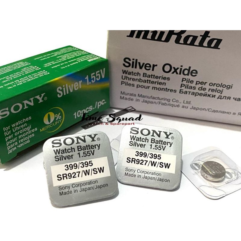 BATERAI SONY/MURATA 395 SR927W/SR927SW ORIGINAL BATERAI SONY 395 SONY 927 ORIGINAL