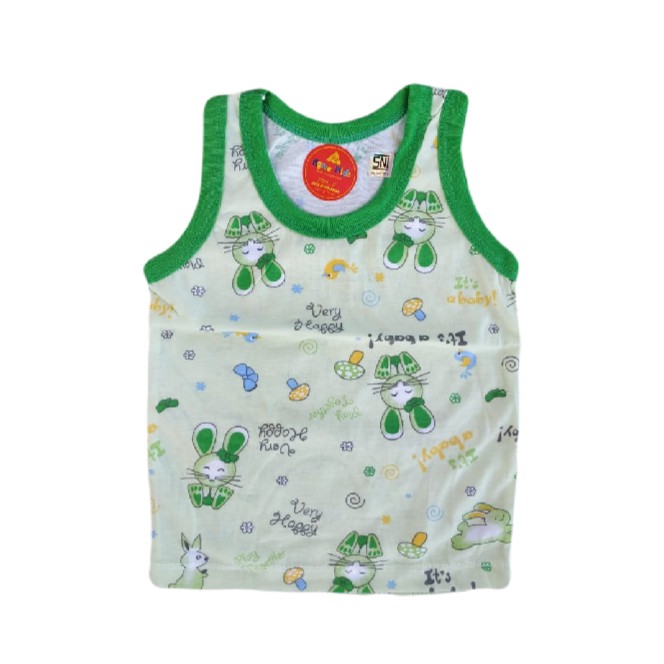 (6 PCS) AGREE Kaos Singlet Anak bayi Motif-E