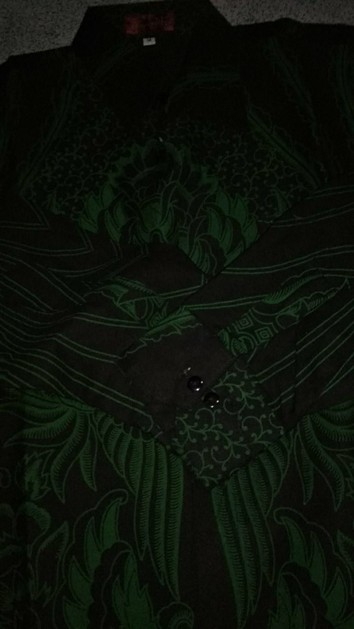Argawibawa Ijo Panjang Kemeja Batik Pria Full Furing Katun Sragenan