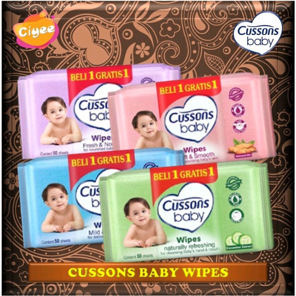 TISU BASAH CUSSONS / CUSSONS BABY WIPES / TISSUE BASAH [GERAI]
