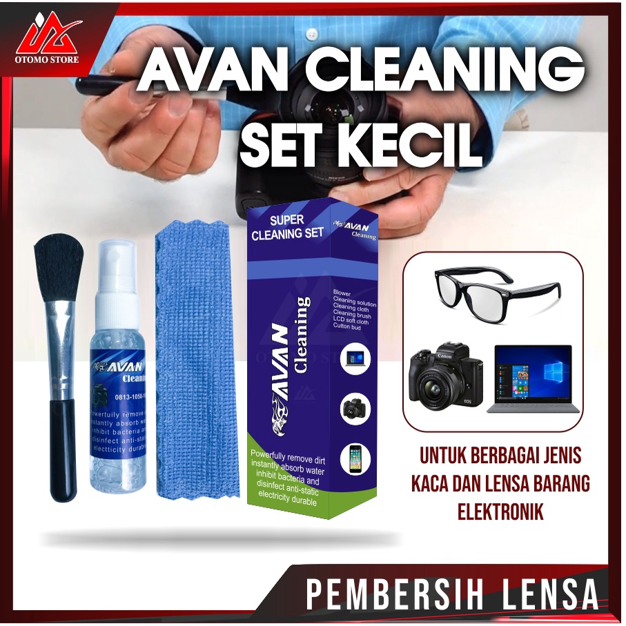 AVAN CLEANING KECIL 3in1 Pembersih LCD LED Monitor Kamera Laptop Cleaner Kit Avan Serbaguna Murah