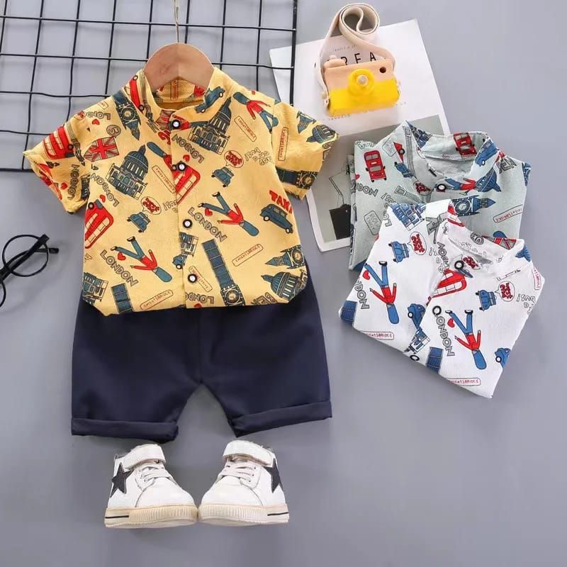 Baju Setelan Kemeja Anak Laki-Laki/Setelan Bayi Laki laki