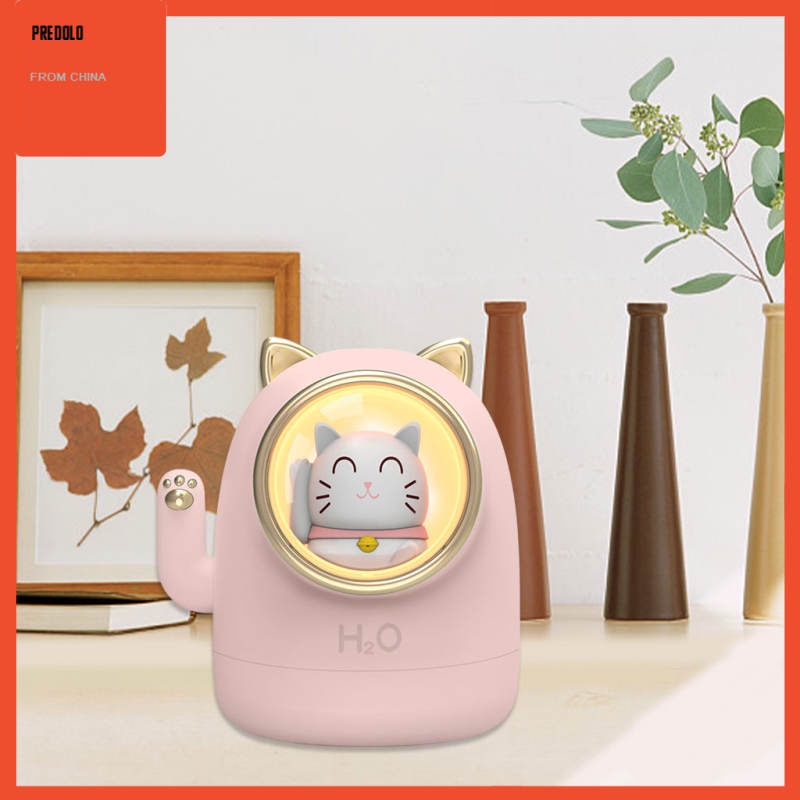 Air Humidifier Aroma Kapasitas Besar Desain Lucky Cat Untuk Travel