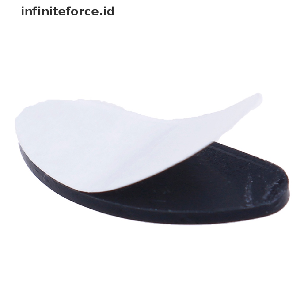 Infiniteforce.id 10pcs Bantalan Hidung Bahan Silikon Tipis Anti Slip Untuk Kacamata