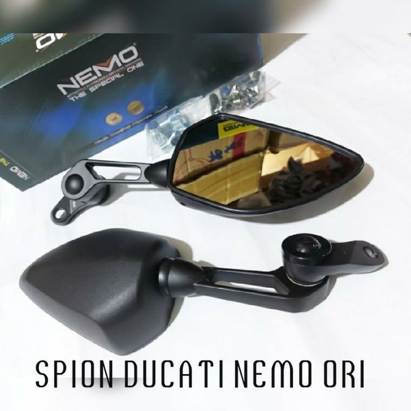 Spion ducati Nemo Gma kaca bening  Nmax Aerox Pcx Adv Vario 125 150 beat scoopy mio soul dll