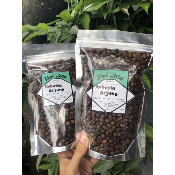 

kopi letek roast bean atau kopi bubuk robusta arjuno