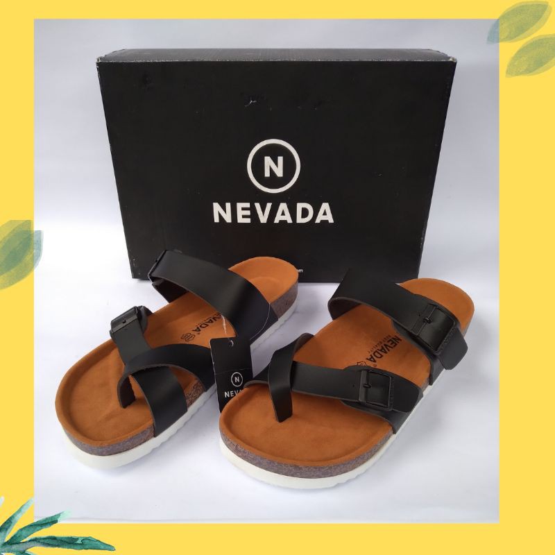 Sandal Pria Nevada TP32 Hitam