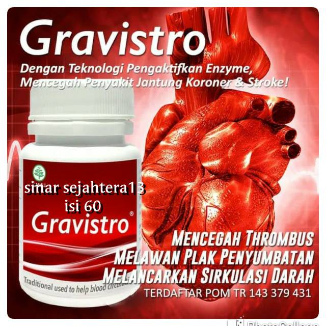 Obat Jantung Koroner Gravistro Herbal Anti Kolesterol Obat Jantung Herbal Ampuh Shopee Indonesia