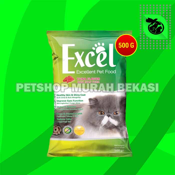 Makanan Kucing Excel Cat Tuna 500gr Excel Tuna Ikan Ayam 500 gr