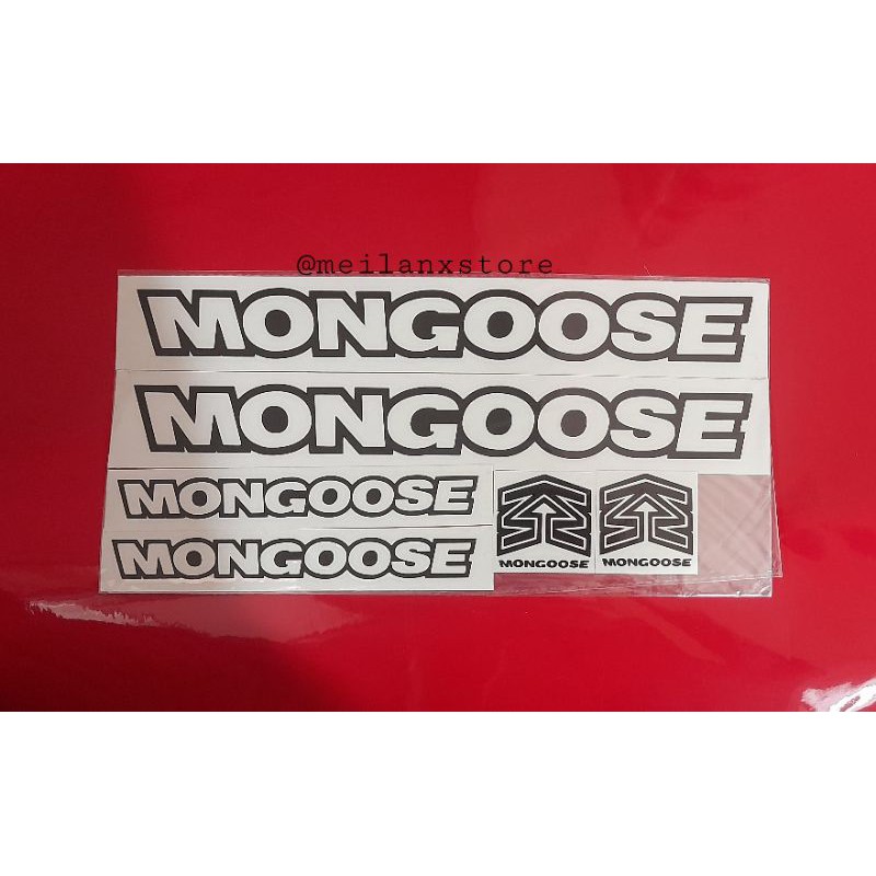 Stiker Sepeda Mongoose