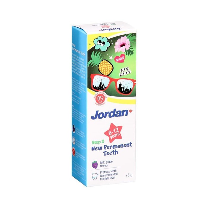 Jordan Kids Toothpaste - Pasta Gigi Step 2 Grape (75GR)