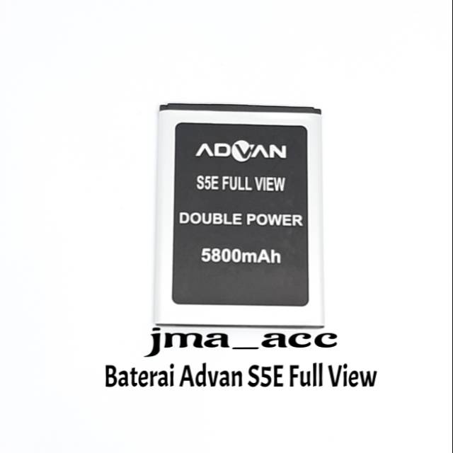 Baterai Advan S5E full view/S5E pro/S5E 4G/S5E 4GS double power/Battery
