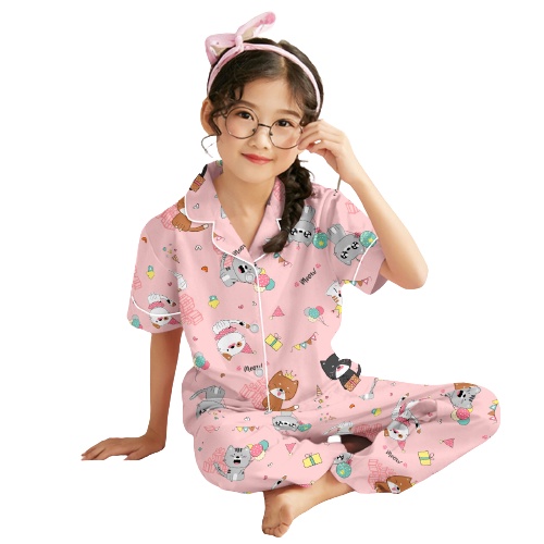 BAJU TIDUR ANAK PEREMPUAN 3-10 TAHUN/PAKAIAN BAJU TIDUR ANAK PEREMPUAN