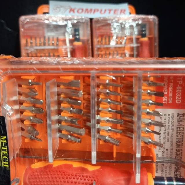 [Bayar Di Tempat] Obeng 32 in 1 Magnetic Screwdrivers Repair Tool Kit for Smartphone