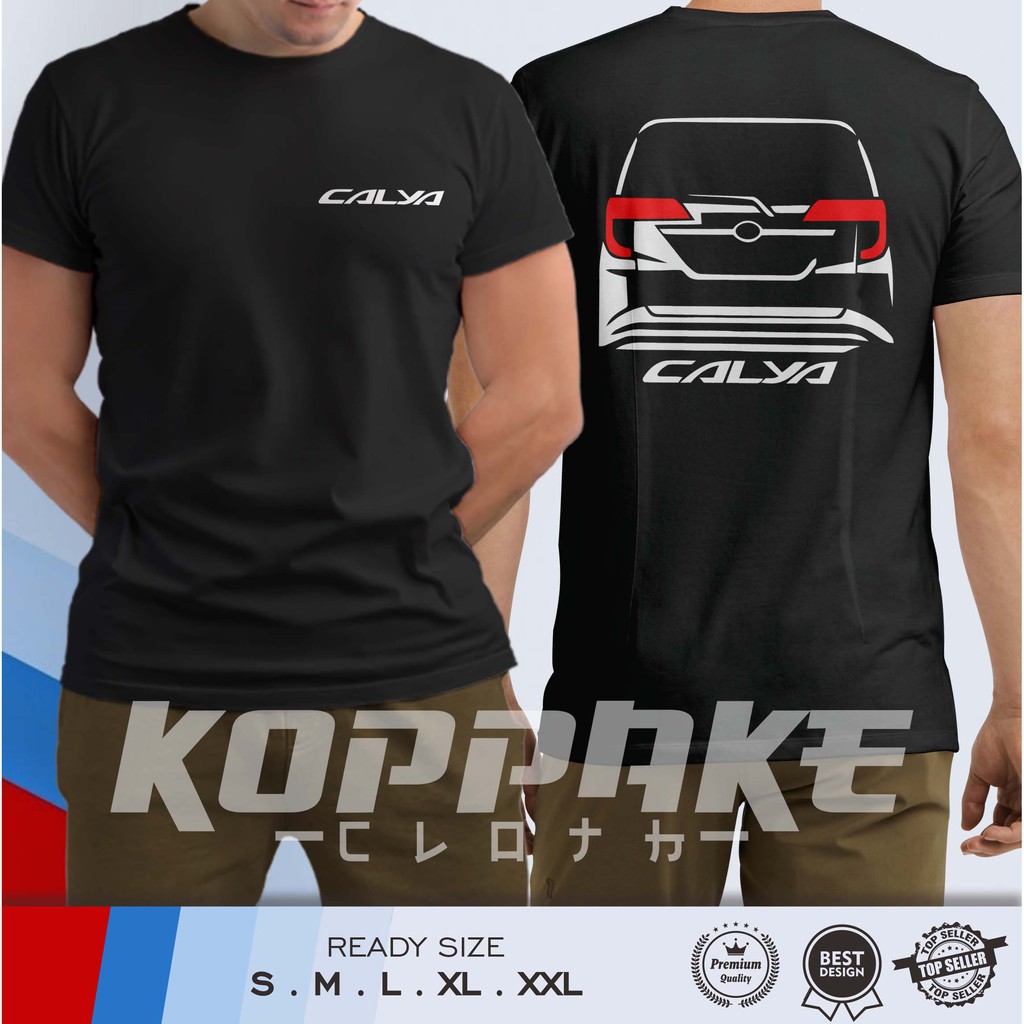 Kaos Mobil Toyota Calya Rear Baju Otomotif