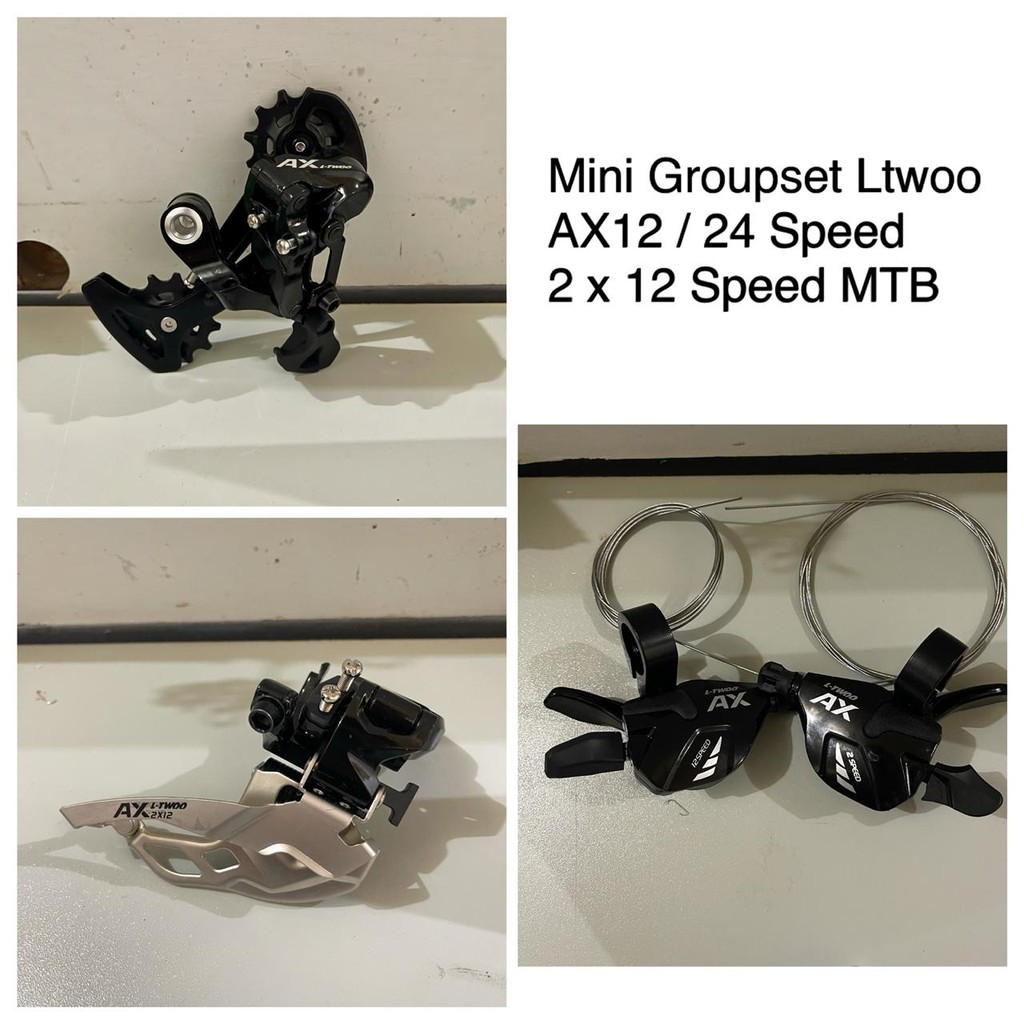 Mini Groupset Ltwoo AX12 / 24 Speed 2 x 12 Speed MTB Groupset