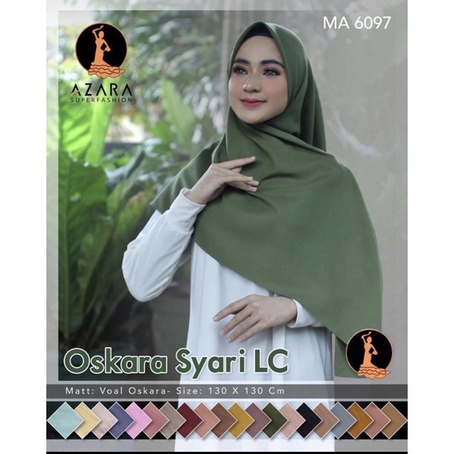( 130cm x 130cm ) VOAL MIRACLE LASER - Jilbab Syari Jumbo Voal  non waterproof AZARA Oskara grosir