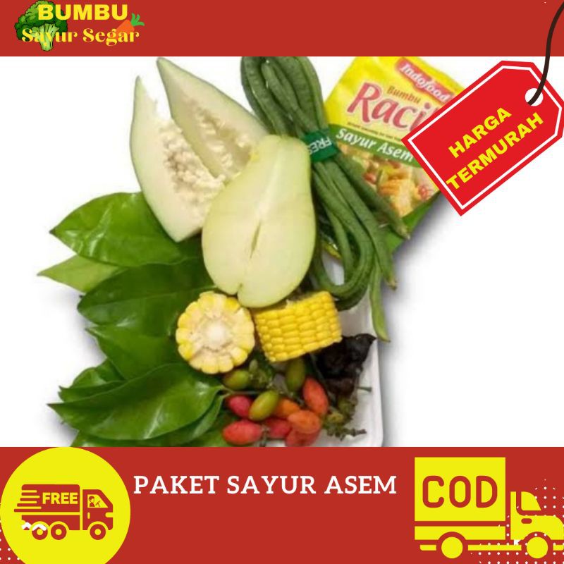 

PAKET SAYUR ASEM + BUMBU RACIK