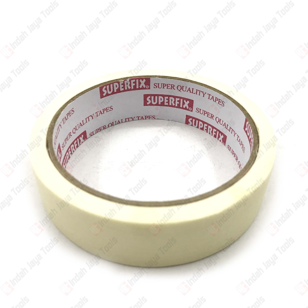 SUPERFIX Masking Tape 1 Inch 24 mm 20 Yard Lakban Kertas