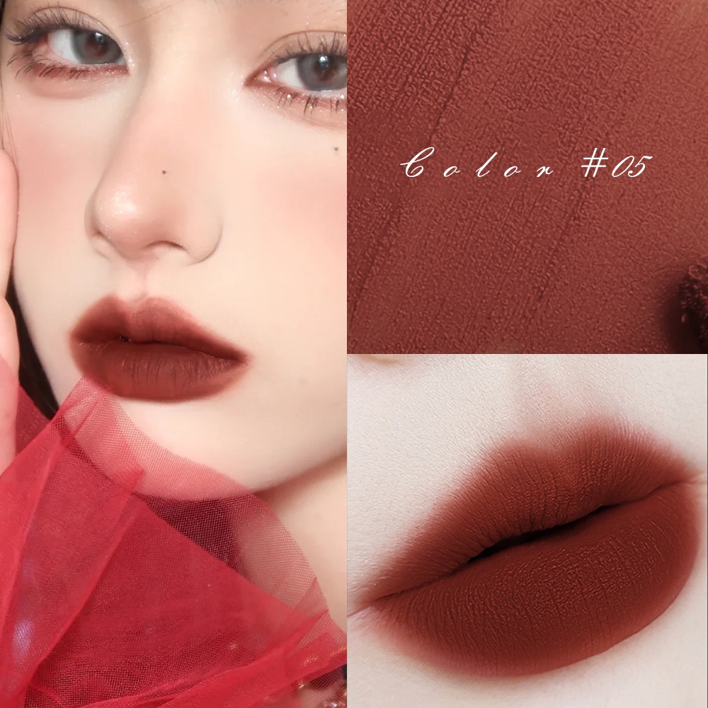 Saniye Lipstick Matte Liquid lip gloss 10 Warna Tahan Air Liptint  Dan Tahan Lama Kosmetik Bibir L1180