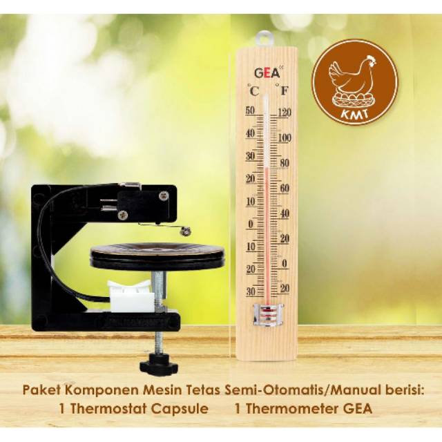 Paket Thermostat Capsule Megatech dan Thermometer GEA