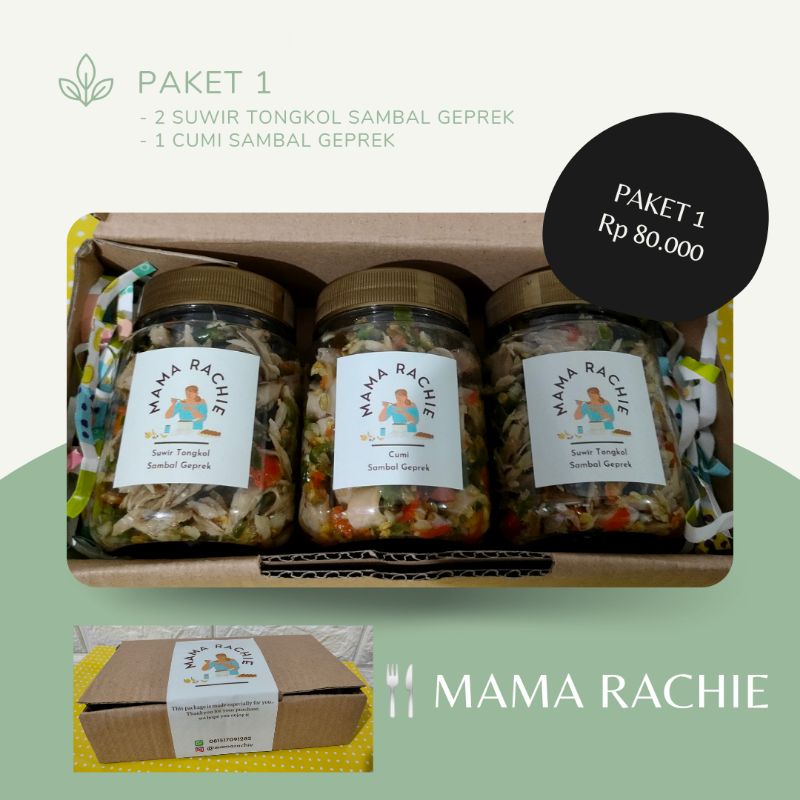 

PAKET 1 (2 SUWIR TONGKOL & 1 CUMI SAMBAL GEPREK)