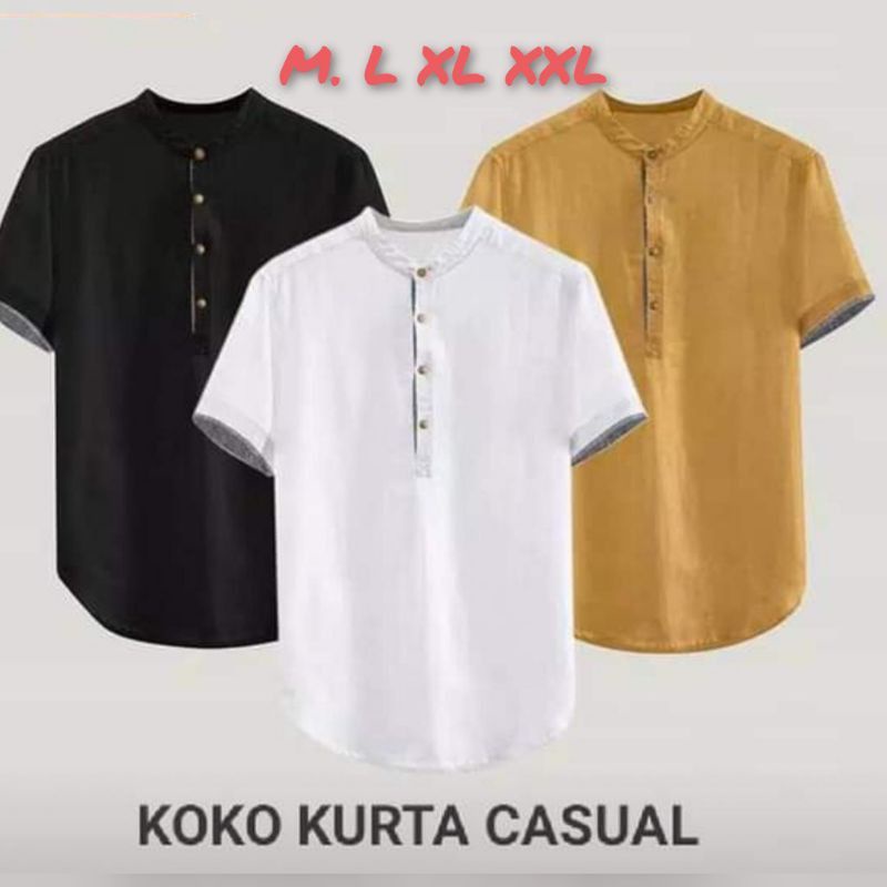 KOKO KURTA PAKISTAN LENGAN PENDEK