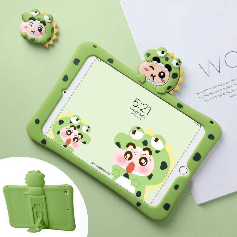 Case Pelindung Bahan Silikon Motif Kartun Untuk Ipad Air 4 9.7 Mini 5 6 Tablet