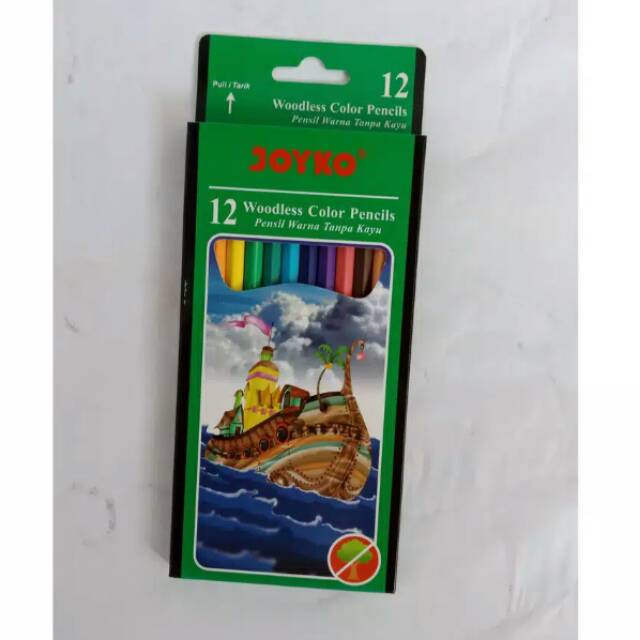

Pensil warna joyko 12-Warna cp-103