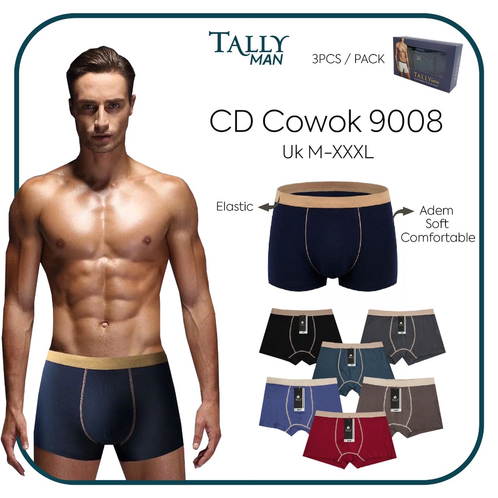 BOXER COWOK TALLY MAN JUMBO ( 3PCS)