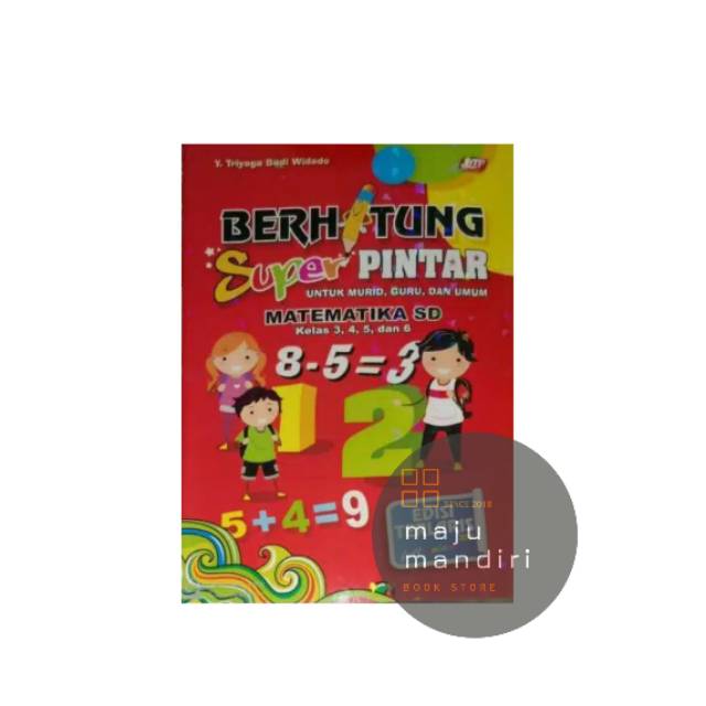 Buku Berhitung Super Pintar Matematika Untuk Kelas 3 6 Sd Shopee