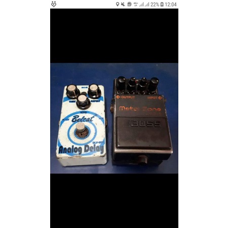 efek gitar mt2 dan delay belcat Seken