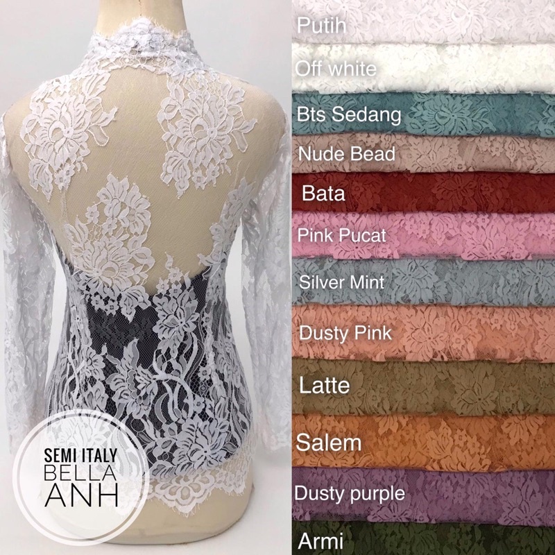 Brokat Semi Italy BELLA ( Rijek )