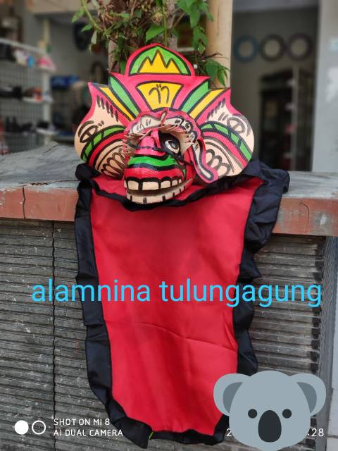 Barongan anak di lengkapi kain