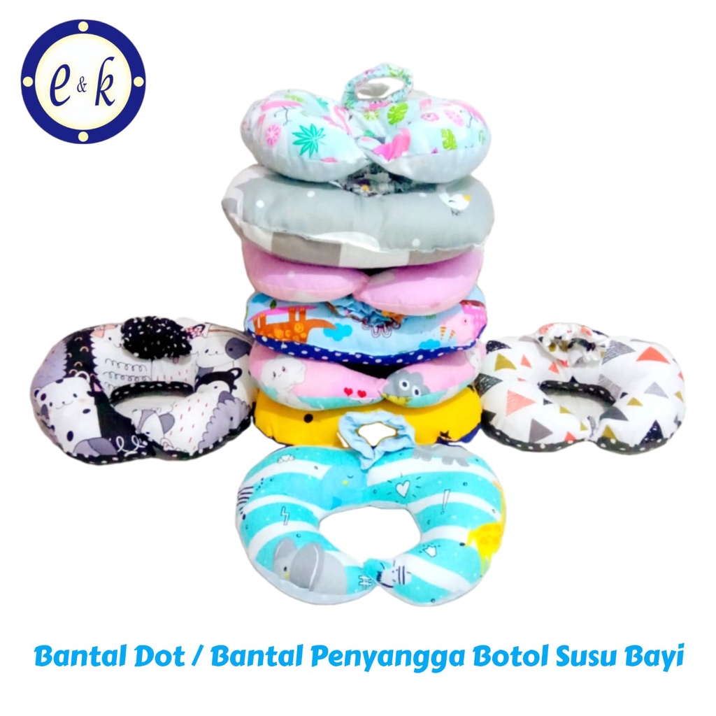 Bantal Dot bayi / Bantal Susu Bayi Anti Pegal / Bantal Penyangga Botol Susu Bayi