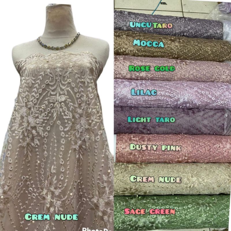 BAHAN TILE ELISAB BORDER. BROKAT ELISAB