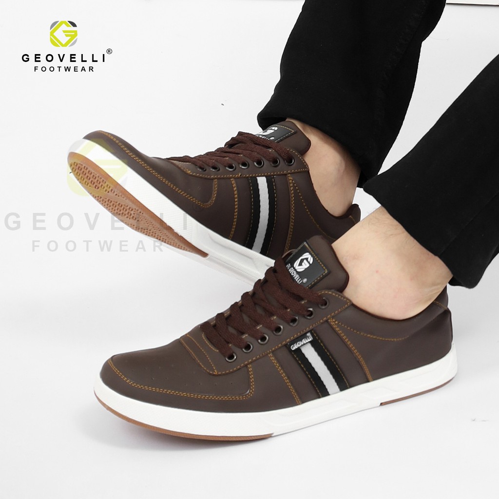 Sepatu Sneaker Pria Keren G-3100 Sepatu Sneaker Pria Brand Geovelli Cocok Untuk Sekolah Kuliah Kerja