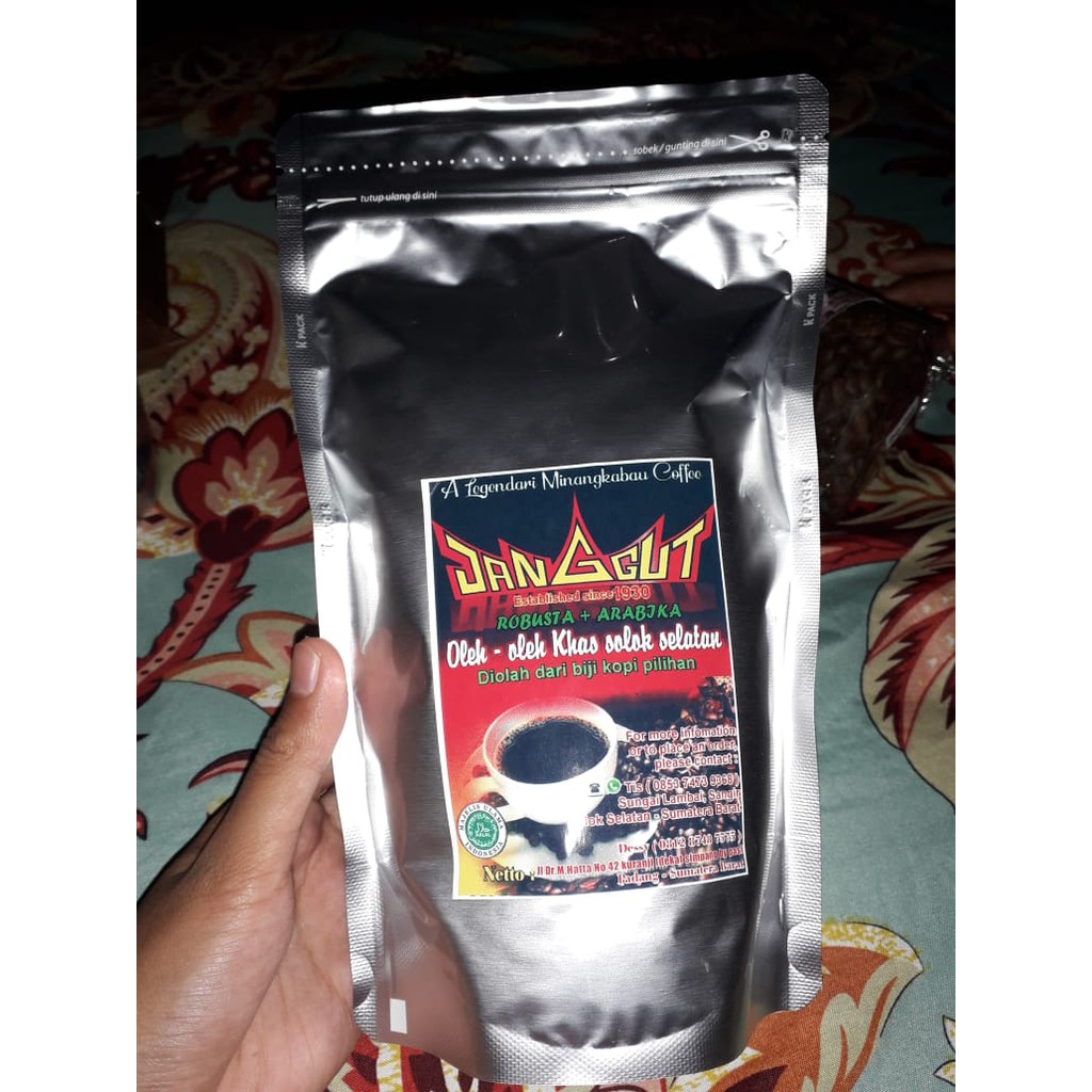 

KOPI JANGGUT || bland Robusta+Arabika 250 gram || Solok selatan