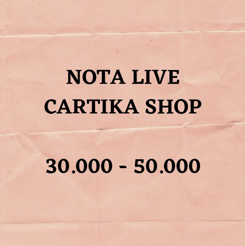

NOTA LIVE!!