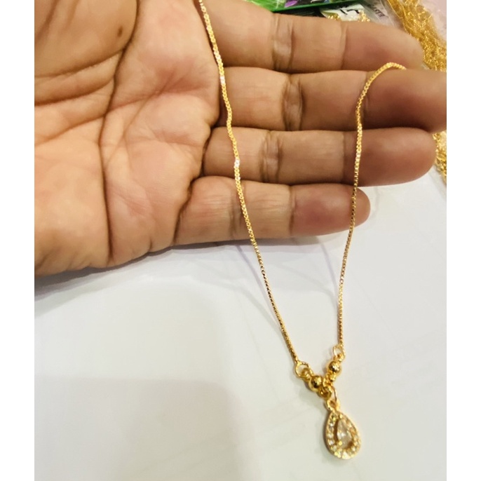 kalung plus leontin // kalung permata //perhiasan //kalung